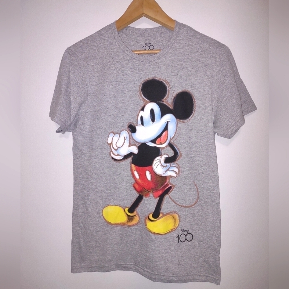 Relisted ❤️ Disney Mickey Mouse T Shirt 100th Anniversary Graphic Tee - Picture 5 of 6